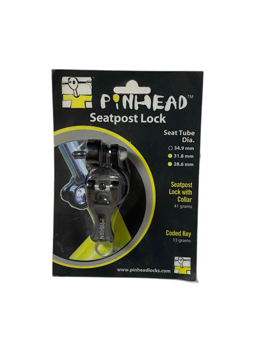 Pinhead Seatpost Lock – Sicherer Diebstahlschutz für 28,6 & 31,8 mm Sattelstützen