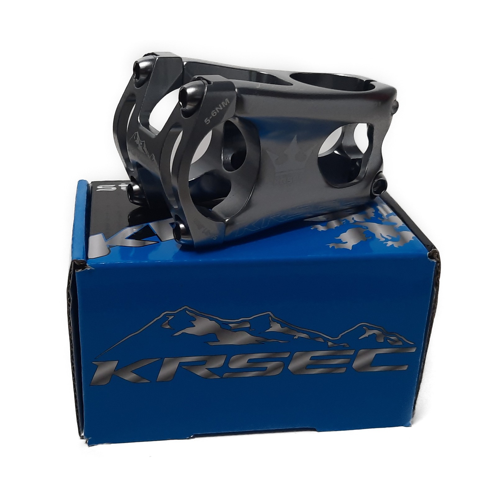 KRSEC MTB Vorbau 50 mm 31,8 mm – Silber/Grau