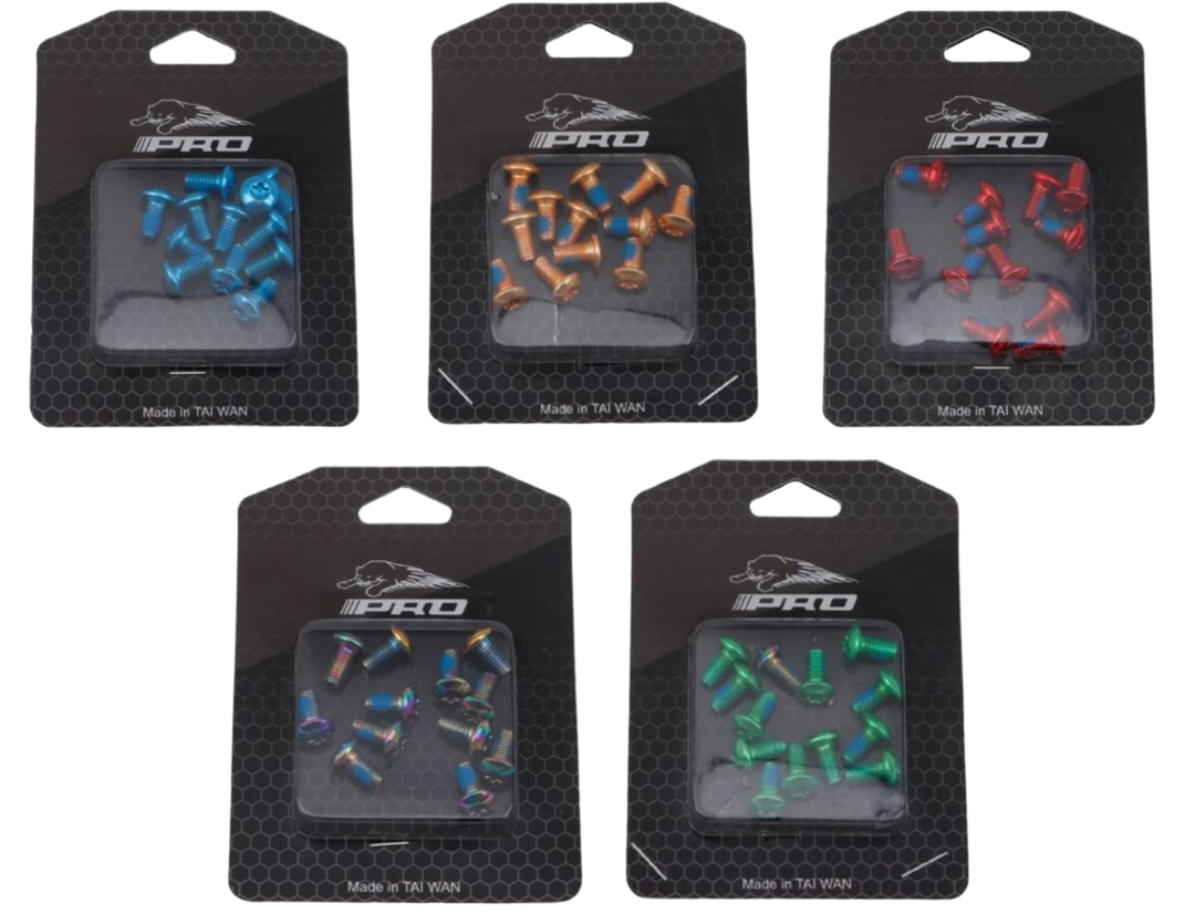 PRO Bremsscheibenschrauben M5x10 mm – 12 Stück in verschiedenen Farben
