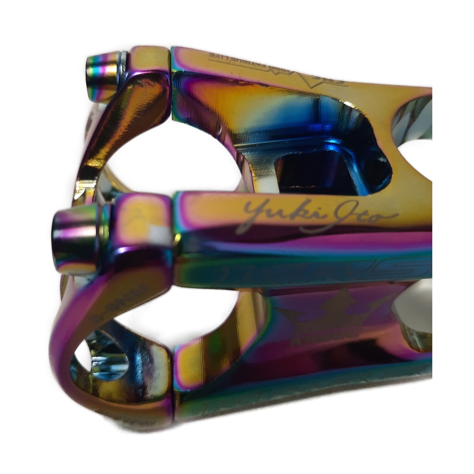 KRSEC MTB Vorbau 50 mm 31,8 mm – Oil Slick / Rainbow