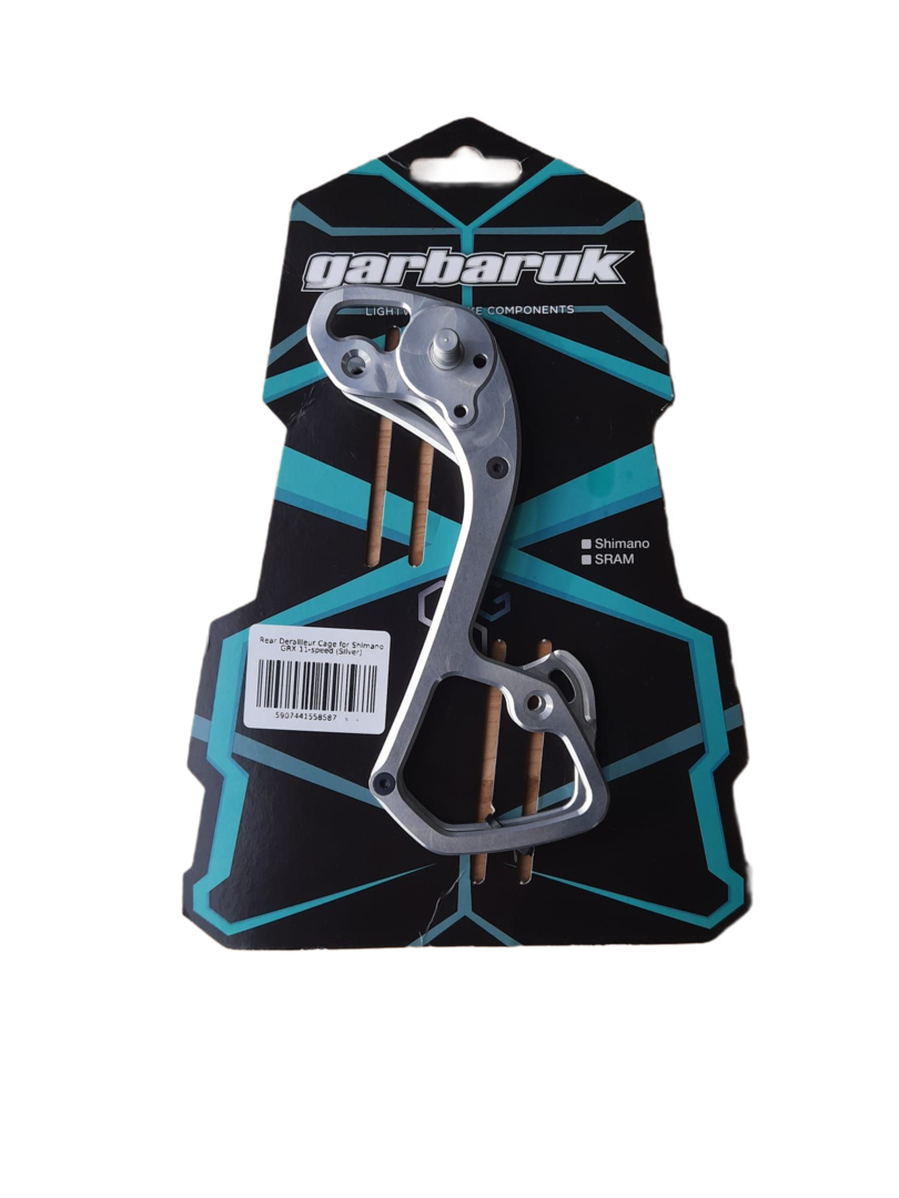 Garbaruk Schaltwerk-Käfig für Shimano GRX 11-fach | Silber | Neu