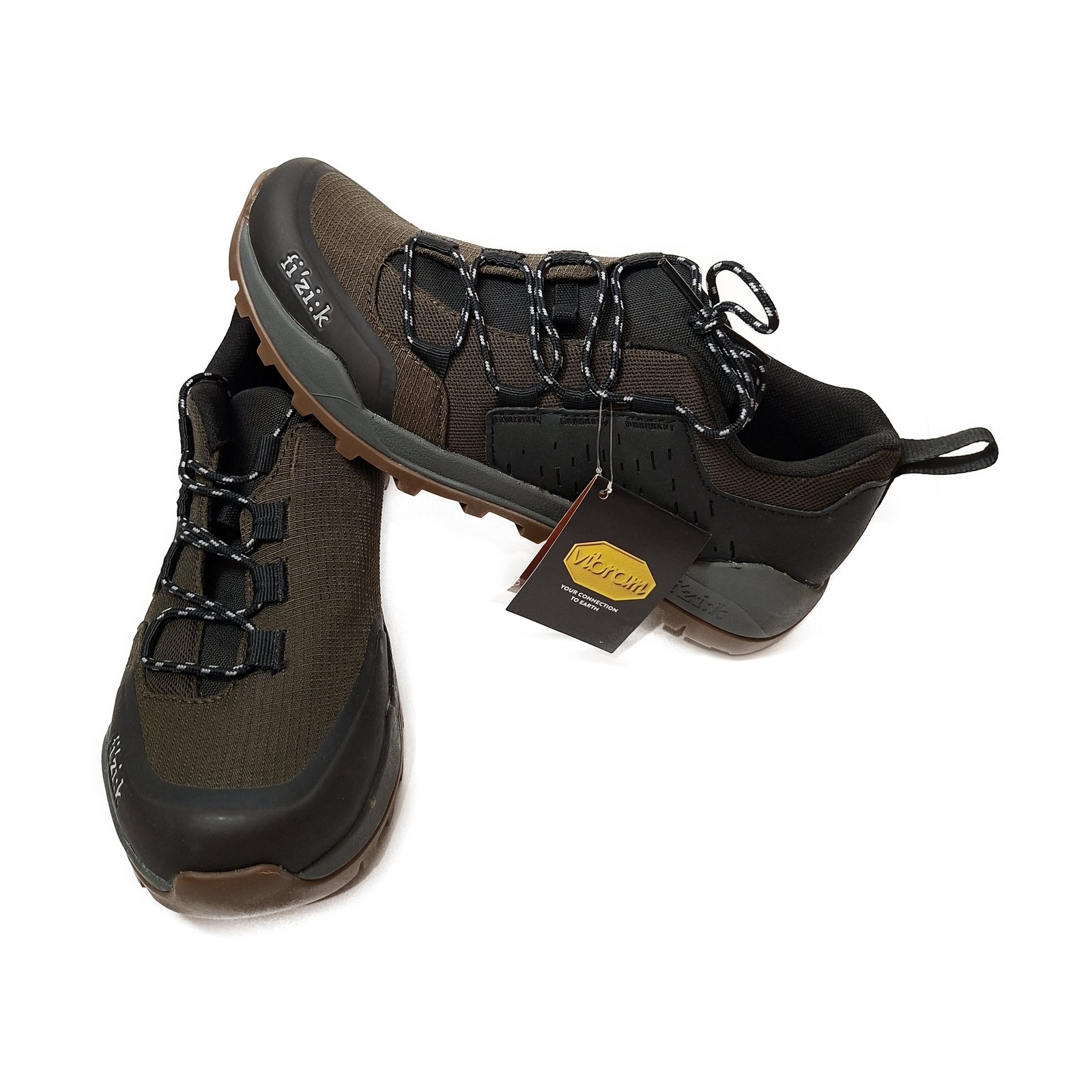 Fizik Terra Ergolace X2 MTB-/Gravelschuhe – Olive/Caramel – Größe 38