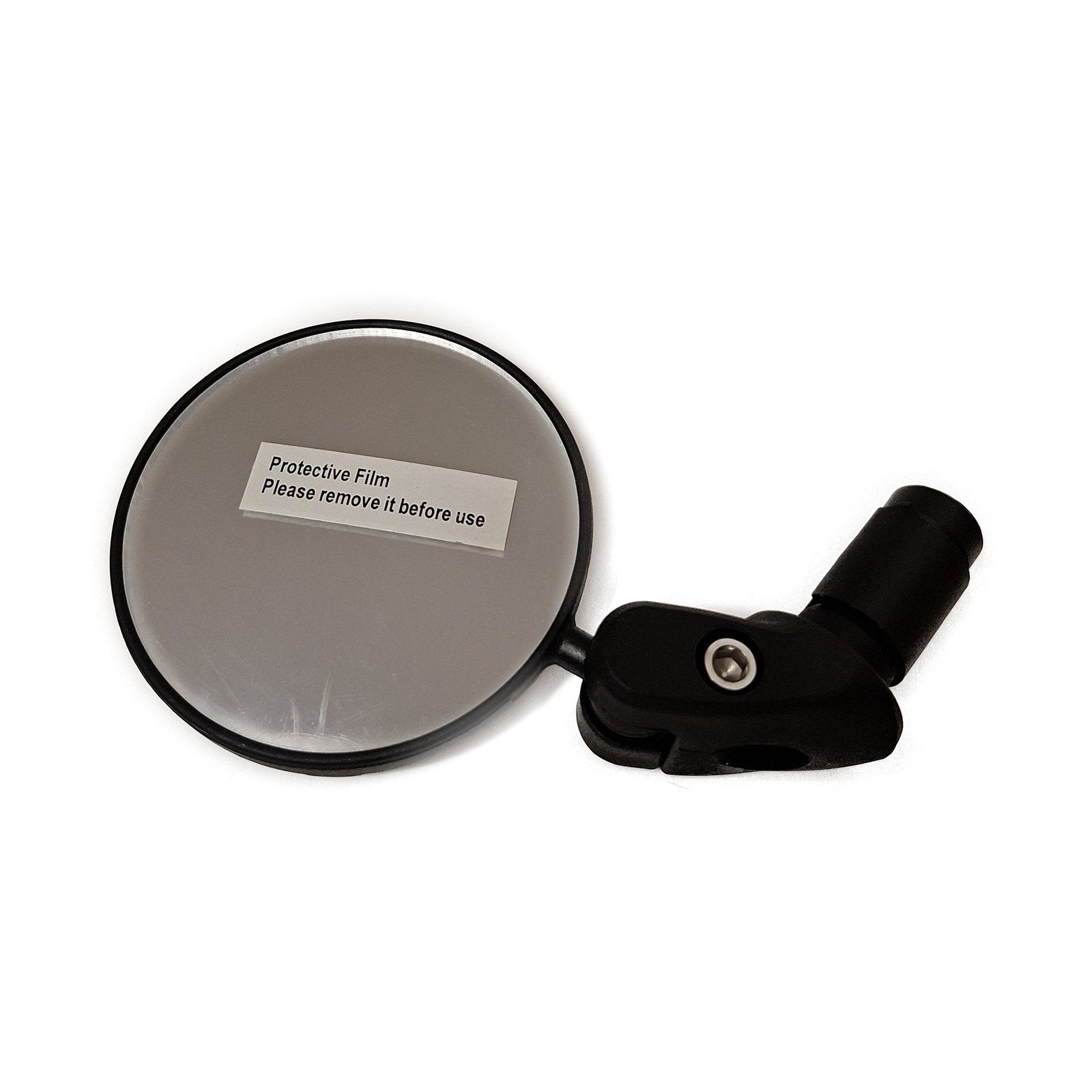 Fahrrad Lenkerendspiegel rund – klappbar & verstellbar – Schwarz – Unlabeled