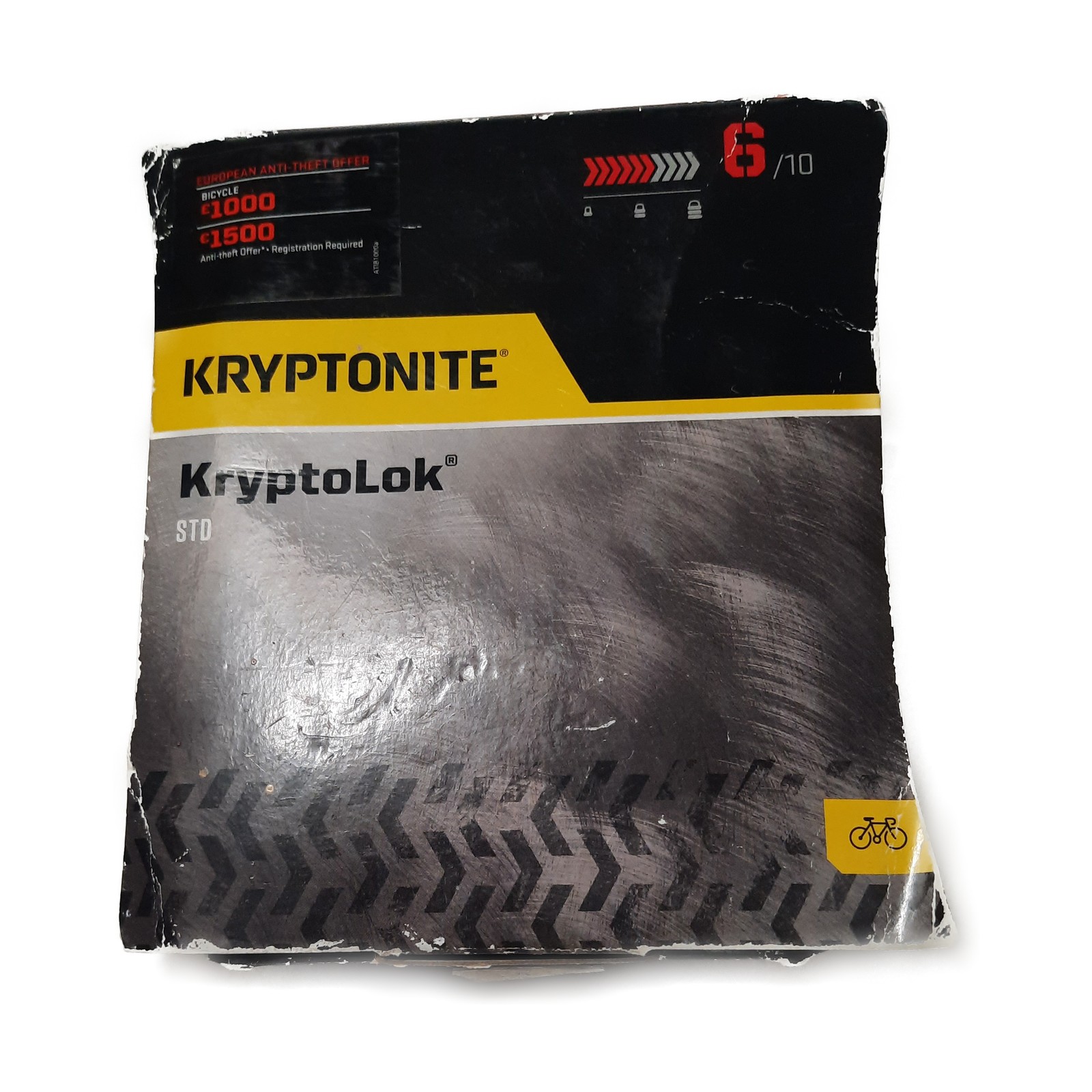 Kryptonite Rahmenhalterung für KryptoLok Bügelschloss – Schwarz