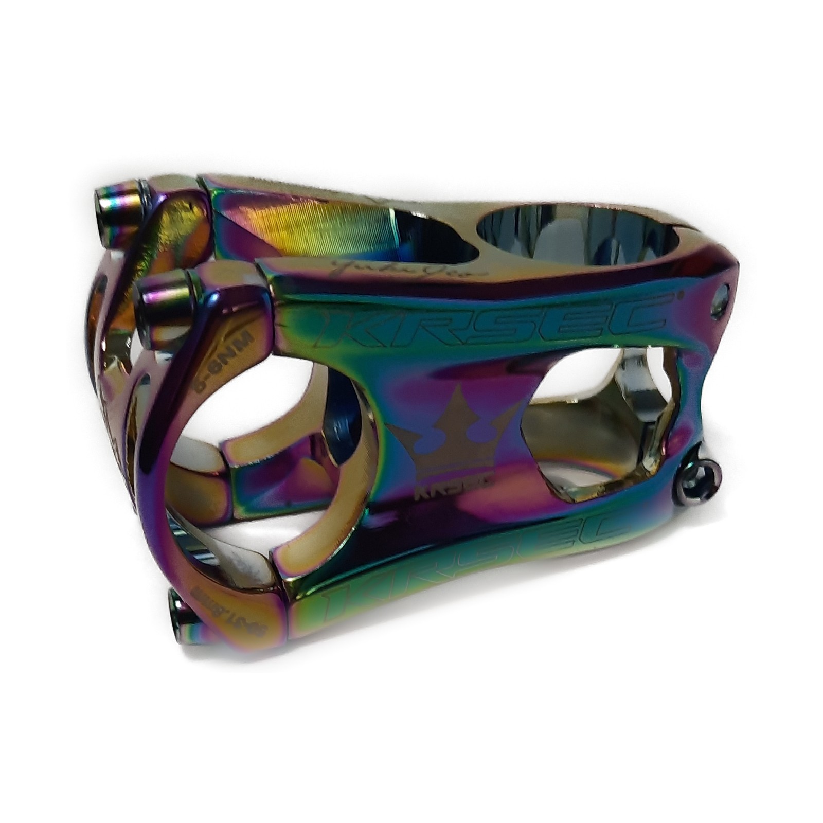 KRSEC MTB Vorbau 50 mm 31,8 mm – Oil Slick / Rainbow