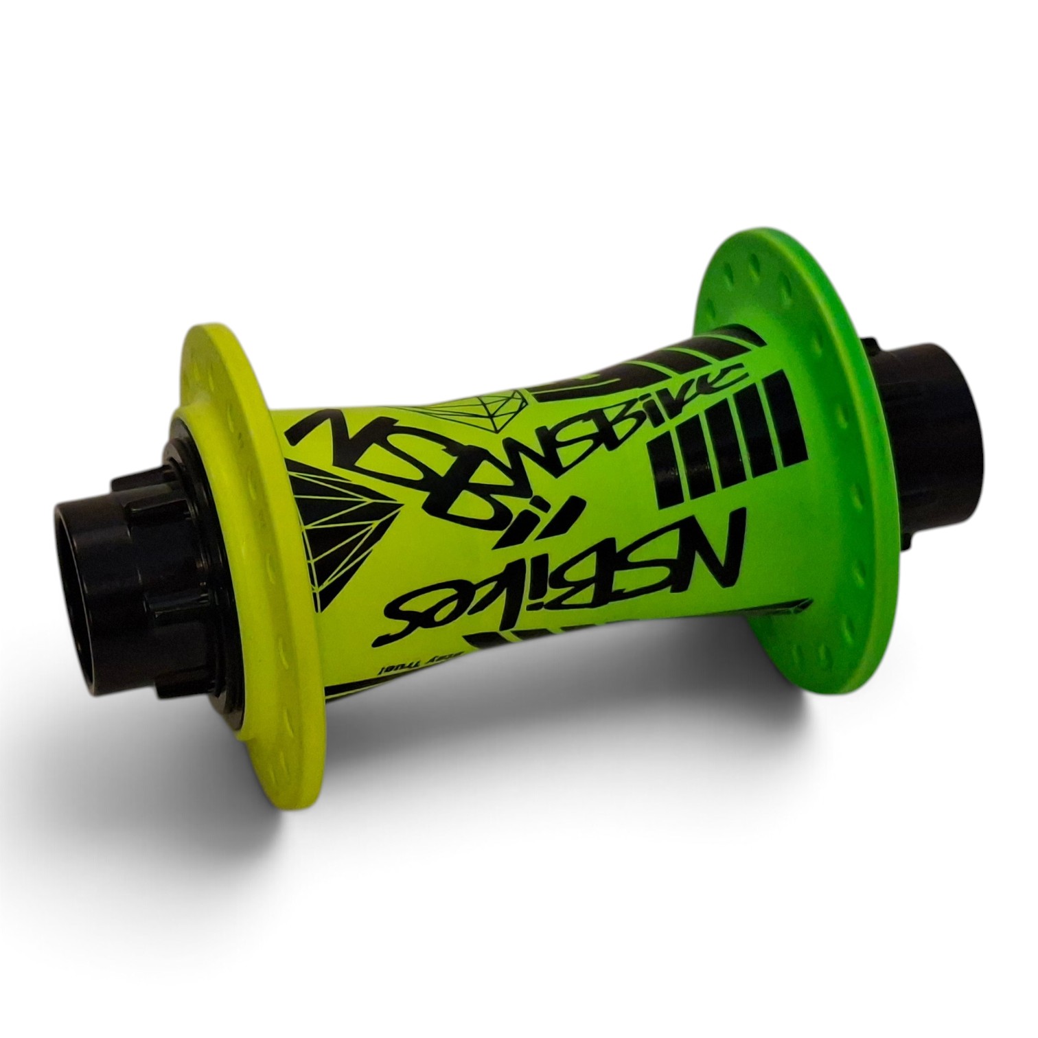 NS Bikes Rotary Vorderradnabe 110×20 mm | 32 Loch | Lemon Lime | Neu