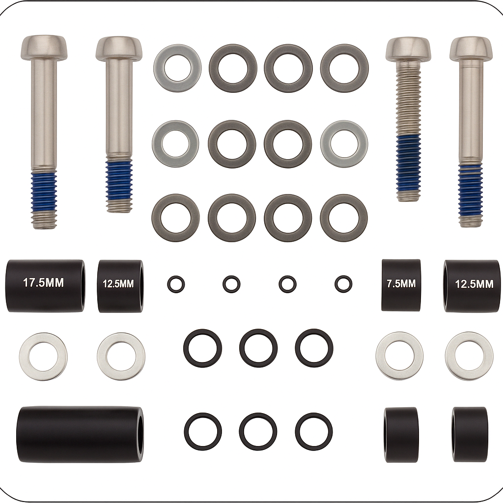 SRAM Post-Mount Adapterkit 20 mm – Standard & CPS Variante – Edelstahl
